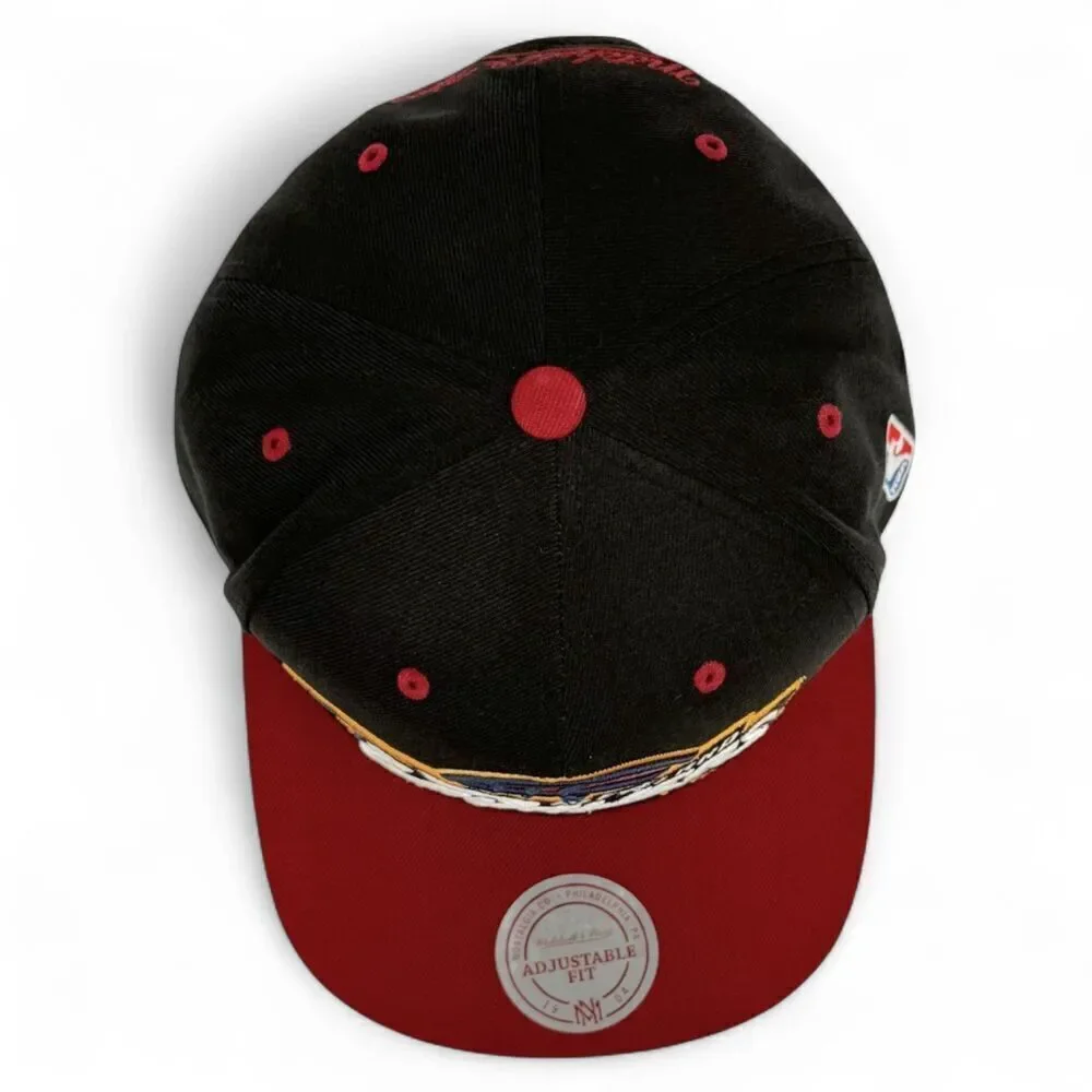 NEW Mitchell & Ness Cleveland Cavaliers NBA 2015 Snapback Hat Black/Crimson